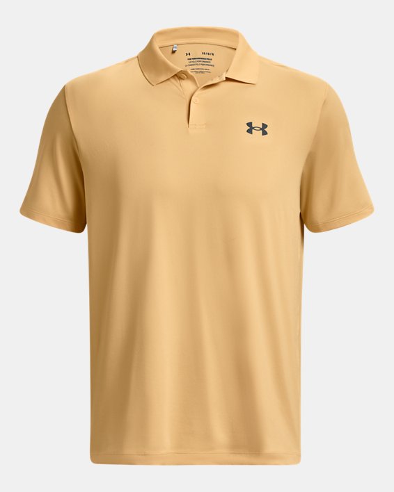 เสื้อโปโล UA Performance 3.0 สำหรับผู้ชาย in Yellow image number 4